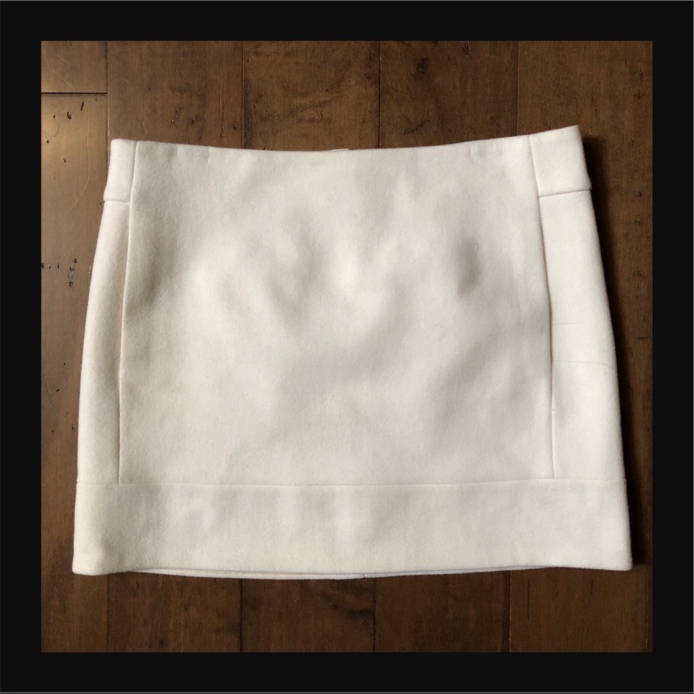 J. Crew Wool Mini Skirt Fully Lined w/Pockets sz10 - Picture 1 of 6